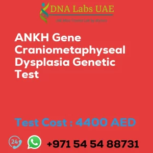 ANKH Gene Craniometaphyseal Dysplasia Genetic Test sale cost 4400 AED