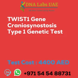 TWIST1 Gene Craniosynostosis Type 1 Genetic Test sale cost 4400 AED