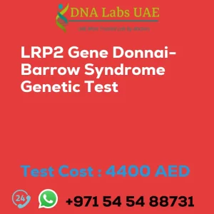 LRP2 Gene Donnai-Barrow Syndrome Genetic Test sale cost 4400 AED