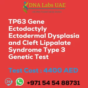TP63 Gene Ectodactyly Ectodermal Dysplasia and Cleft Lippalate Syndrome Type 3 Genetic Test sale cost 4400 AED