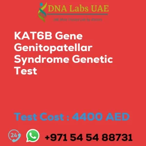 KAT6B Gene Genitopatellar Syndrome Genetic Test sale cost 4400 AED