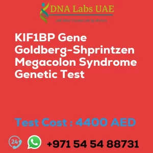 KIF1BP Gene Goldberg-Shprintzen Megacolon Syndrome Genetic Test sale cost 4400 AED