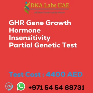 GHR Gene Growth Hormone Insensitivity Partial Genetic Test sale cost 4400 AED