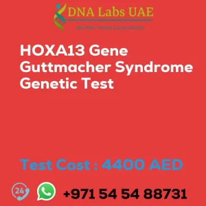 HOXA13 Gene Guttmacher Syndrome Genetic Test sale cost 4400 AED