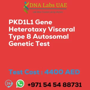 PKD1L1 Gene Heterotaxy Visceral Type 8 Autosomal Genetic Test sale cost 4400 AED