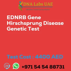 EDNRB Gene Hirschsprung Disease Genetic Test sale cost 4400 AED