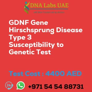 GDNF Gene Hirschsprung Disease Type 3 Susceptibility to Genetic Test sale cost 4400 AED