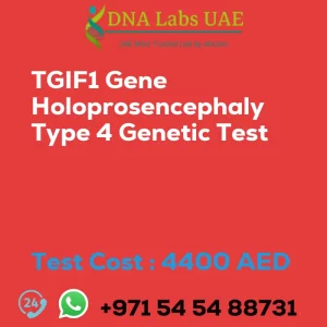 TGIF1 Gene Holoprosencephaly Type 4 Genetic Test sale cost 4400 AED