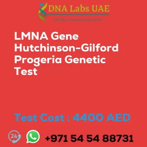 LMNA Gene Hutchinson-Gilford Progeria Genetic Test sale cost 4400 AED