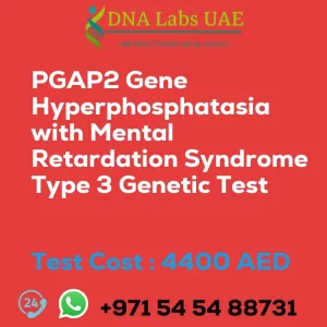 PGAP2 Gene Hyperphosphatasia with Mental Retardation Syndrome Type 3 Genetic Test sale cost 4400 AED