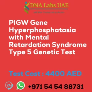 PIGW Gene Hyperphosphatasia with Mental Retardation Syndrome Type 5 Genetic Test sale cost 4400 AED