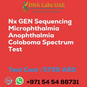 Nx GEN Sequencing Microphthalmia Anophthalmia Coloboma Spectrum Test sale cost 5730 AED