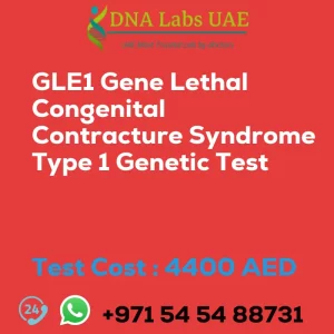 GLE1 Gene Lethal Congenital Contracture Syndrome Type 1 Genetic Test sale cost 4400 AED