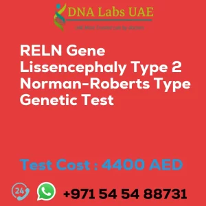 RELN Gene Lissencephaly Type 2 Norman-Roberts Type Genetic Test sale cost 4400 AED