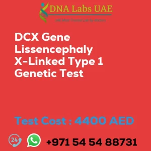 DCX Gene Lissencephaly X-Linked Type 1 Genetic Test sale cost 4400 AED