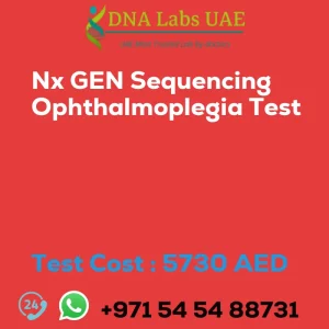 Nx GEN Sequencing Ophthalmoplegia Test sale cost 5730 AED