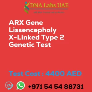 ARX Gene Lissencephaly X-Linked Type 2 Genetic Test sale cost 4400 AED