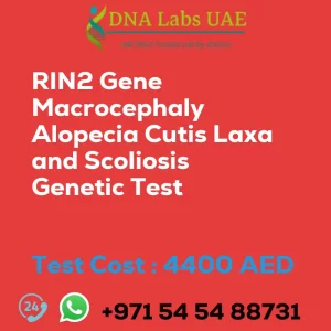 RIN2 Gene Macrocephaly Alopecia Cutis Laxa and Scoliosis Genetic Test sale cost 4400 AED