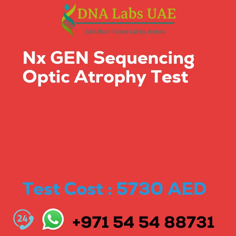 Nx GEN Sequencing Optic Atrophy Test sale cost 5730 AED