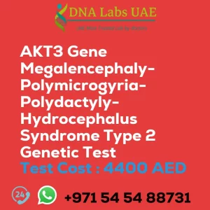 AKT3 Gene Megalencephaly-Polymicrogyria-Polydactyly-Hydrocephalus Syndrome Type 2 Genetic Test sale cost 4400 AED