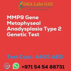 MMP9 Gene Metaphyseal Anadysplasia Type 2 Genetic Test sale cost 4400 AED