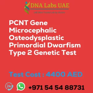 PCNT Gene Microcephalic Osteodysplastic Primordial Dwarfism Type 2 Genetic Test sale cost 4400 AED