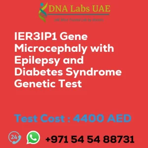 IER3IP1 Gene Microcephaly with Epilepsy and Diabetes Syndrome Genetic Test sale cost 4400 AED