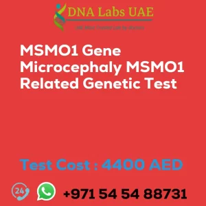 MSMO1 Gene Microcephaly MSMO1 Related Genetic Test sale cost 4400 AED