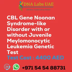 CBL Gene Noonan Syndrome-like Disorder with or without Juvenile Meylomonocytic Leukemia Genetic Test sale cost 4400 AED
