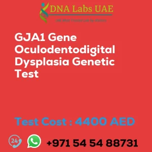 GJA1 Gene Oculodentodigital Dysplasia Genetic Test sale cost 4400 AED