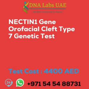 NECTIN1 Gene Orofacial Cleft Type 7 Genetic Test sale cost 4400 AED