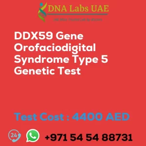 DDX59 Gene Orofaciodigital Syndrome Type 5 Genetic Test sale cost 4400 AED