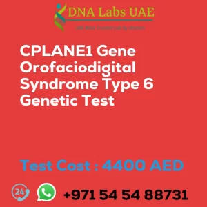 CPLANE1 Gene Orofaciodigital Syndrome Type 6 Genetic Test sale cost 4400 AED