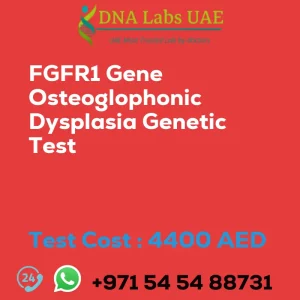 FGFR1 Gene Osteoglophonic Dysplasia Genetic Test sale cost 4400 AED