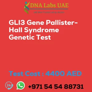 GLI3 Gene Pallister-Hall Syndrome Genetic Test sale cost 4400 AED