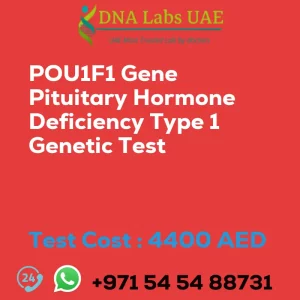 POU1F1 Gene Pituitary Hormone Deficiency Type 1 Genetic Test sale cost 4400 AED