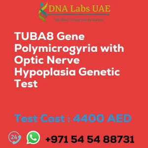 TUBA8 Gene Polymicrogyria with Optic Nerve Hypoplasia Genetic Test sale cost 4400 AED