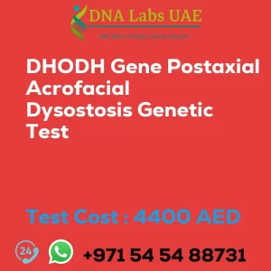 DHODH Gene Postaxial Acrofacial Dysostosis Genetic Test sale cost 4400 AED