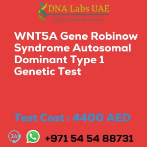 WNT5A Gene Robinow Syndrome Autosomal Dominant Type 1 Genetic Test sale cost 4400 AED