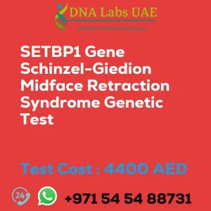 SETBP1 Gene Schinzel-Giedion Midface Retraction Syndrome Genetic Test sale cost 4400 AED