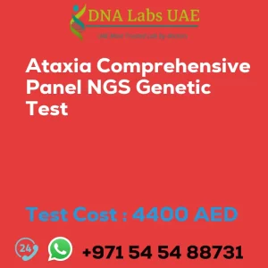 Ataxia Comprehensive Panel NGS Genetic Test sale cost 4400 AED