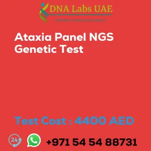 Ataxia Panel NGS Genetic Test sale cost 4400 AED