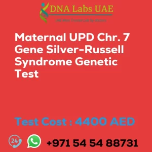 Maternal UPD Chr. 7 Gene Silver-Russell Syndrome Genetic Test sale cost 4400 AED