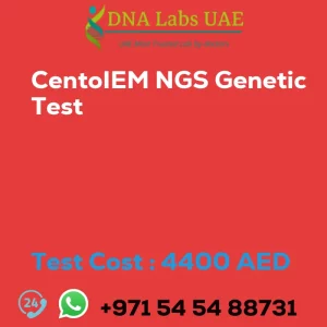CentoIEM NGS Genetic Test sale cost 4400 AED
