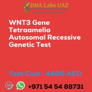 WNT3 Gene Tetraamelia Autosomal Recessive Genetic Test sale cost 4400 AED