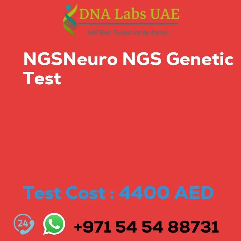 NGSNeuro NGS Genetic Test sale cost 4400 AED