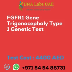 FGFR1 Gene Trigonocephaly Type 1 Genetic Test sale cost 4400 AED