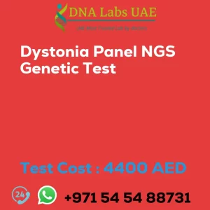 Dystonia Panel NGS Genetic Test sale cost 4400 AED