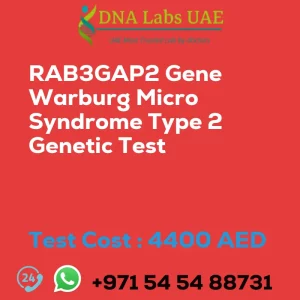 RAB3GAP2 Gene Warburg Micro Syndrome Type 2 Genetic Test sale cost 4400 AED