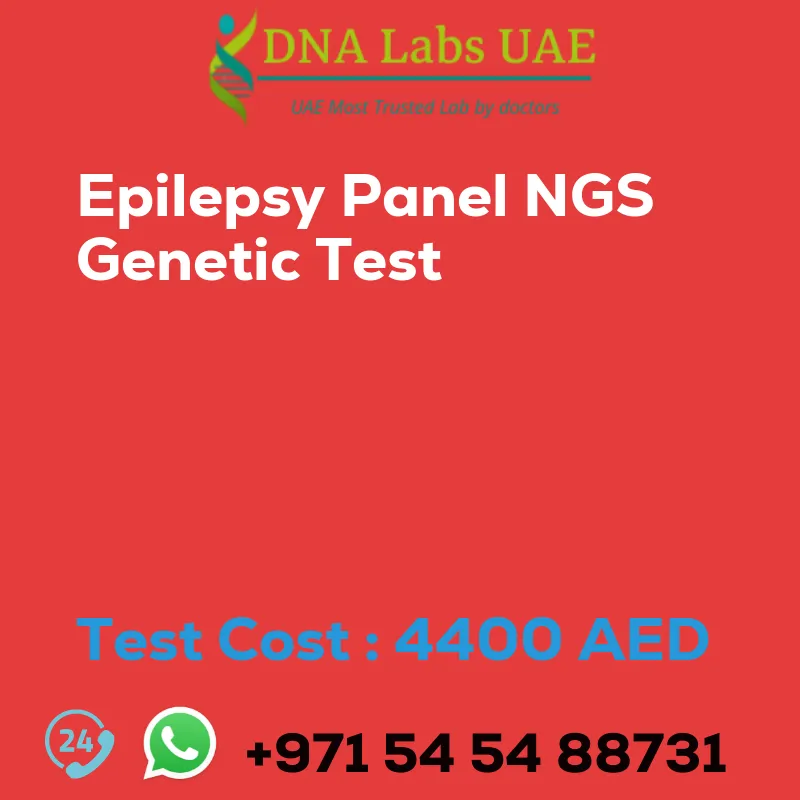 Epilepsy Panel NGS Genetic Test sale cost 4400 AED